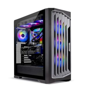 Skytech Gaming Legacy 4 Desktop PC, Intel i9 14900K 3.2 GHz (5.7GHz Turbo), NVIDIA RTX 5080 16GB, Z790 Board, 2TB Gen4 NVMe SSD, 64GB DDR5 RAM 6000, 1000W GOLD ATX 3 PSU, 420mm ARGB AIO, Wi-Fi, Win 11