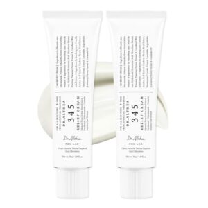 Dr.Althea 345 Relief Cream, Daily Face Moisturizer, Blemish Relief Care, Soothing Recovery & Moisture, Korean Vegan Skin Care for All Skin Types, 1.69 Fl Oz (Pack of 2)