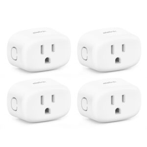 Smart Plug, Smart Plugs That Compatible with Alexa & Google Home, Smart Outlet with Retome Control, Timer & Schedule, WiFi Outlet for Home, No Hub Required, 2.4GHz Wi-Fi Only, 4 Pack