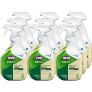 CloroxPro Clorox EcoClean All-Purpose Cleaner Spray Bottle, 32 Fluid Ounces, Pack of 9