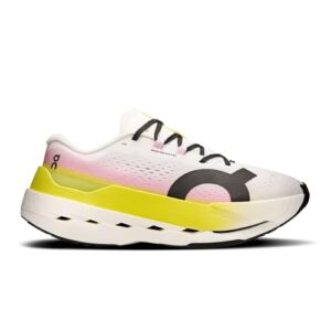 On Cloudboom Max Running Shoes Womens Road, White Lime, 10