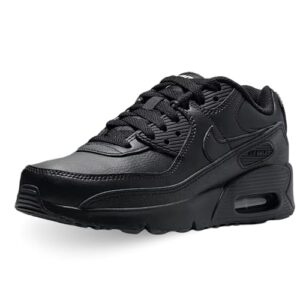 Nike Air Max 90 LTR Big Kids’ Shoes (CD6864-028, Black/Black/White/Black) Size 7