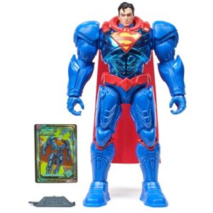 DC Comics, Metal Force Superman Action Figure, 12-Inch Extra Large Super Hero Collectible Kids Toys for Boys and Girls Ages 4 and Up