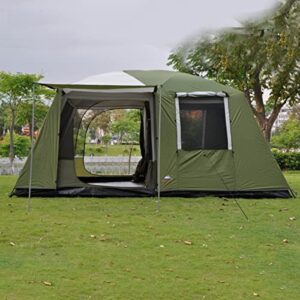 VICIYOO Outdoor Tents Sun Shelter 6-10 Persons Tents for Camping,2 Bedroom Family Tent Cabin Tent, Outdoor Picnic Tent,Waterproof, Portable with Carry Bag