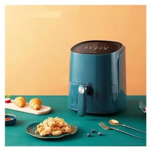 Food essentials and family helpers Smart Air Fryer Oil-free Electric Fryer Household Electric Fryer Air Fryer Air Fryer Accessories Smart assistant Enjoy life (Color : Army Green, Size : EU)