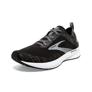 Brooks Men’s Levitate 4 Running Shoe – Black/Blackened Pearl/White – 10