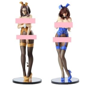 JSVJZKMG Bunny Girl Anime Action Figure,Ecchi Figure nsfw Cartoon Character Statue Figure Realistic Collectible Model Adult Toys 41cm/16.1in(2pcs)