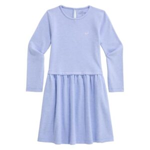 Vineyard Vines Girls’ Saltwater Dress, Serenity Blue, 7