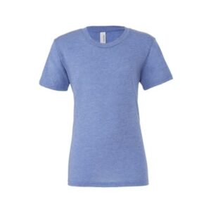 Bella Canvas 6 Pack Adult Unisex Tri Blend T-Shirt Blue