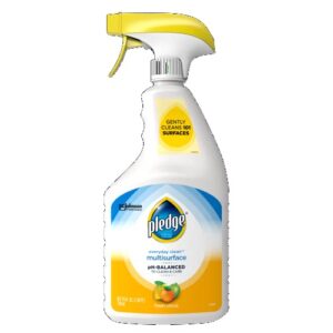 Pledge pH-Balanced Multisurface Cleaner Spray for Everyday Care, Fresh Citrus Scent, 25oz