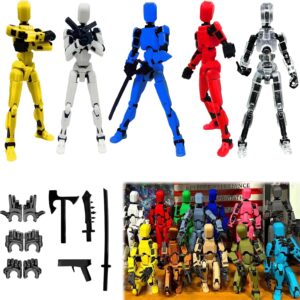 Titan 13 Action Figure,2026 New Lucky Robot 13 Action Figures,3D Printed Action Figures for Boys(5pcs)