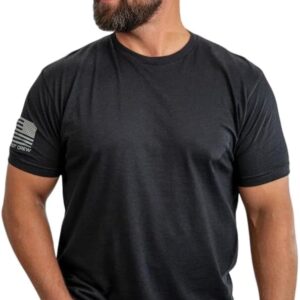 Patriot Crew Men’s Stealth Fresh T-Shirt, American Classic Tee, USA & Freedom Style Shirt (6 Pack)