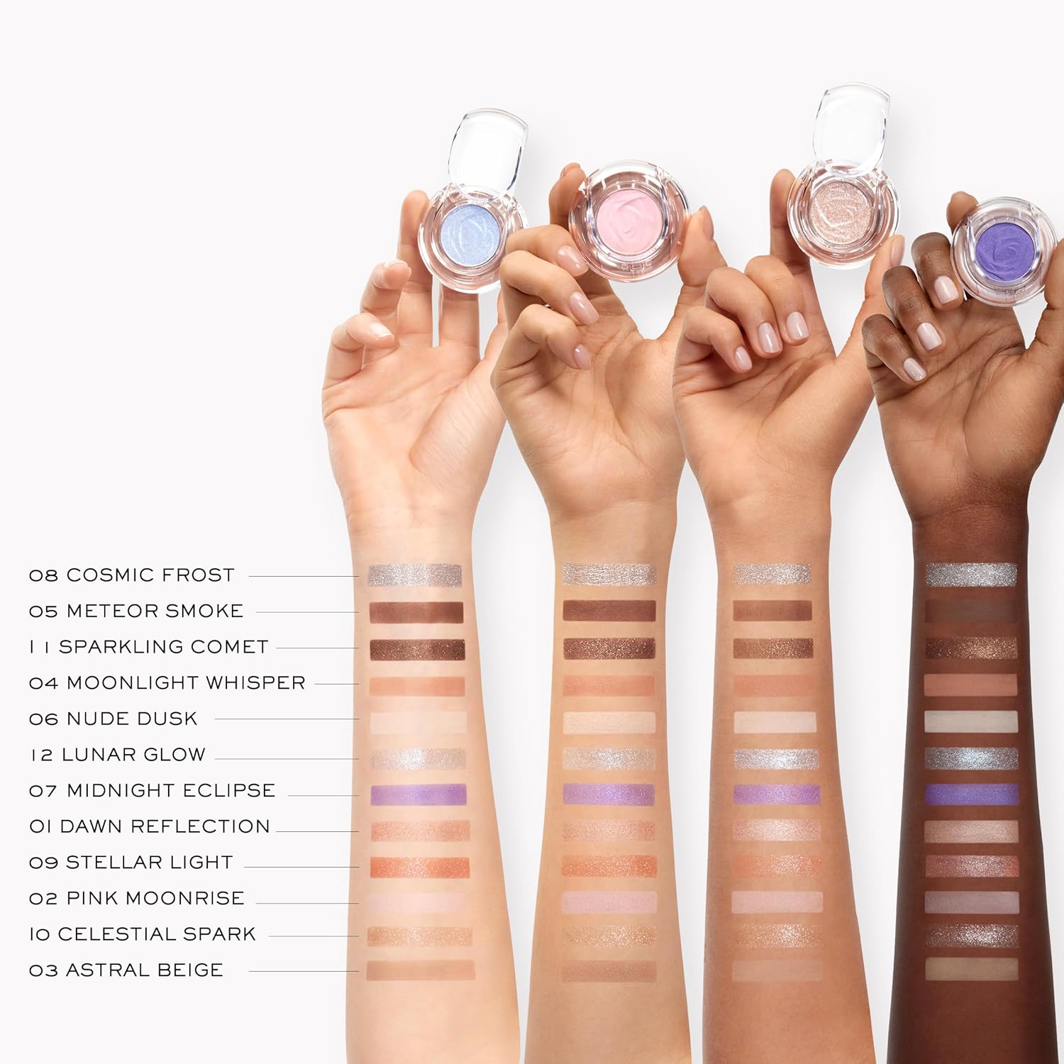 Lancôme Idôle Goddess Dimension Eyeshadow, Shimmer Finish – High Pigment, Crease-Resistant, Long-Lasting, Blendable Eye Makeup, Buildable Color, 09 Celestial Spark - Image 4