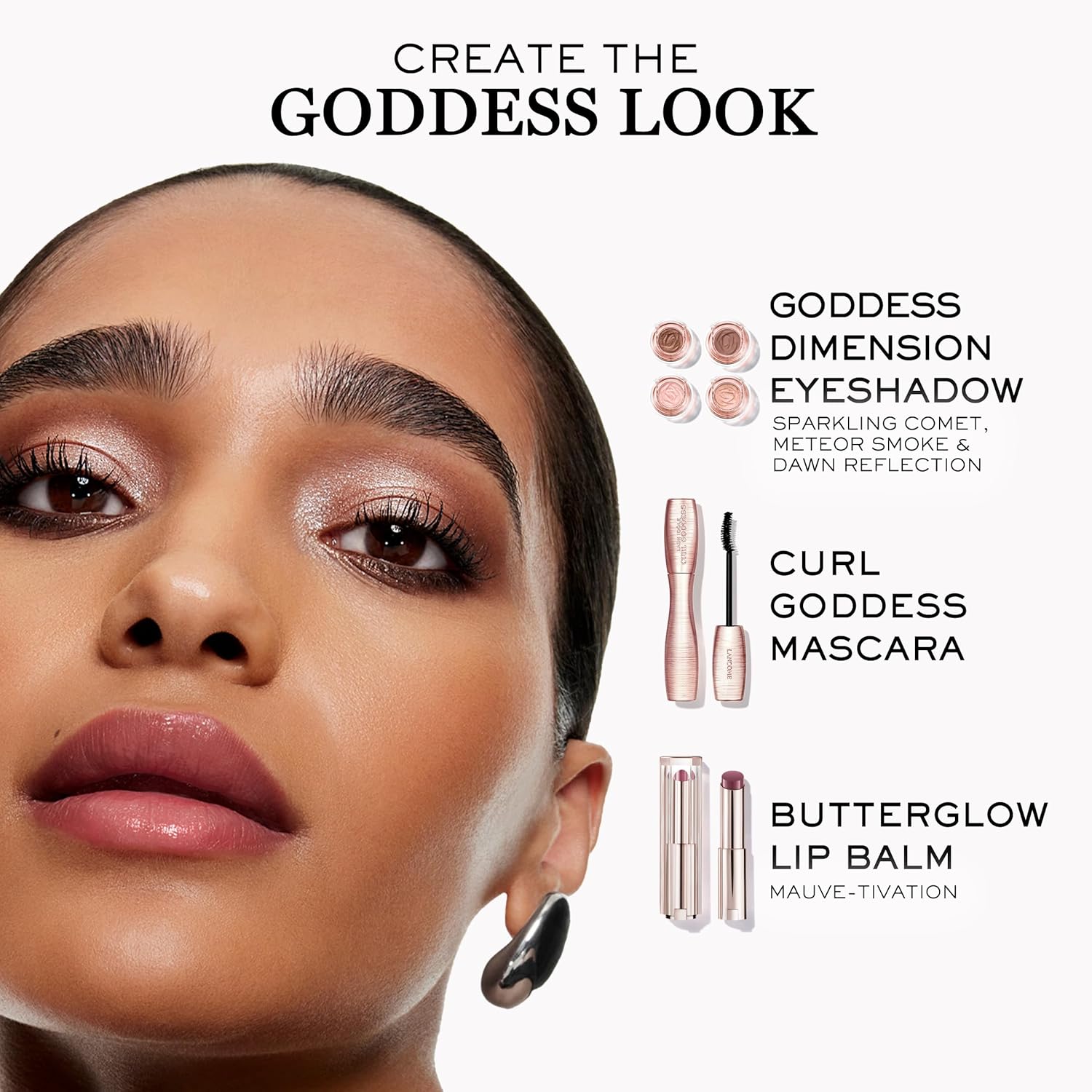 Lancôme Idôle Goddess Dimension Eyeshadow, Shimmer Finish – High Pigment, Crease-Resistant, Long-Lasting, Blendable Eye Makeup, Buildable Color, 02 Pink Moonrise - Image 8