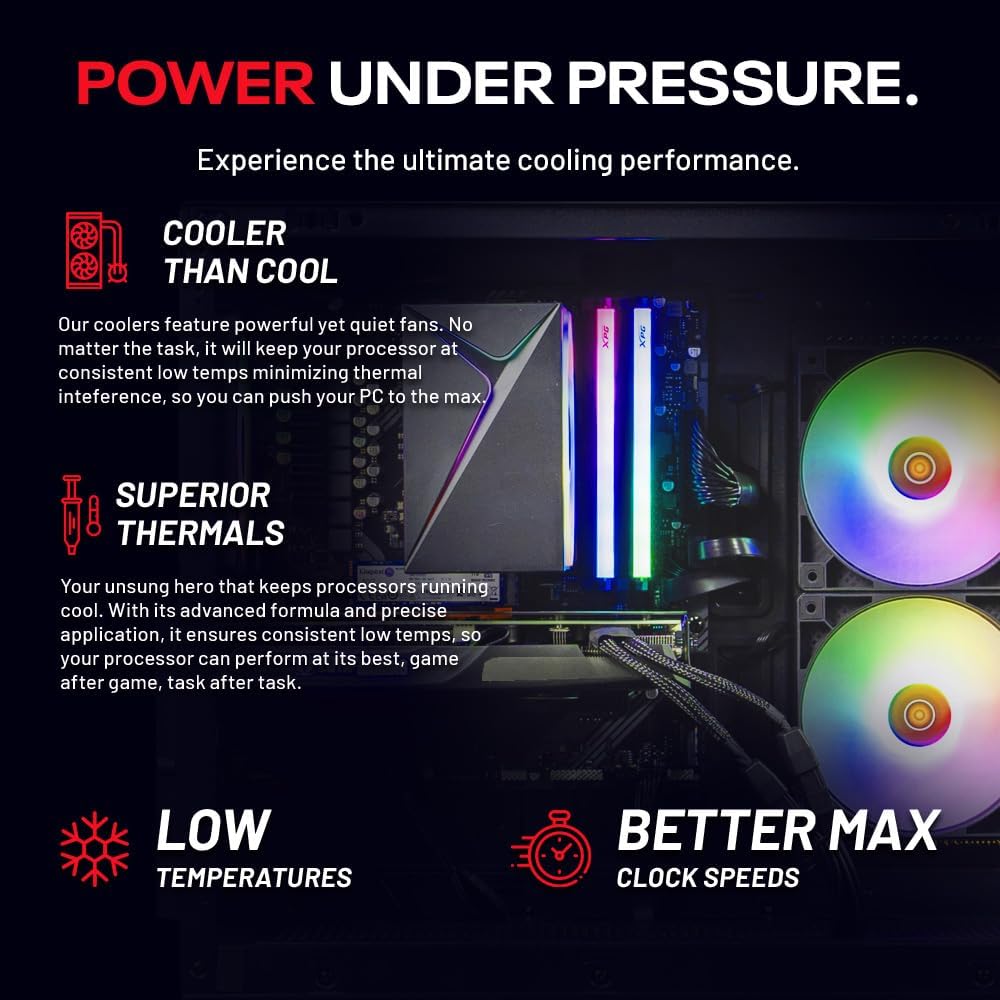 Skytech Gaming Azure 3 Desktop PC, Ryzen 7 7700 3.8 GHz (5.3GHz Turbo), NVIDIA RTX 5060 Ti 16GB, 1TB NVMe SSD, 16GB DDR5 RAM 6000, 650W Gold PSU, Wi-Fi, Win 11 - Image 5