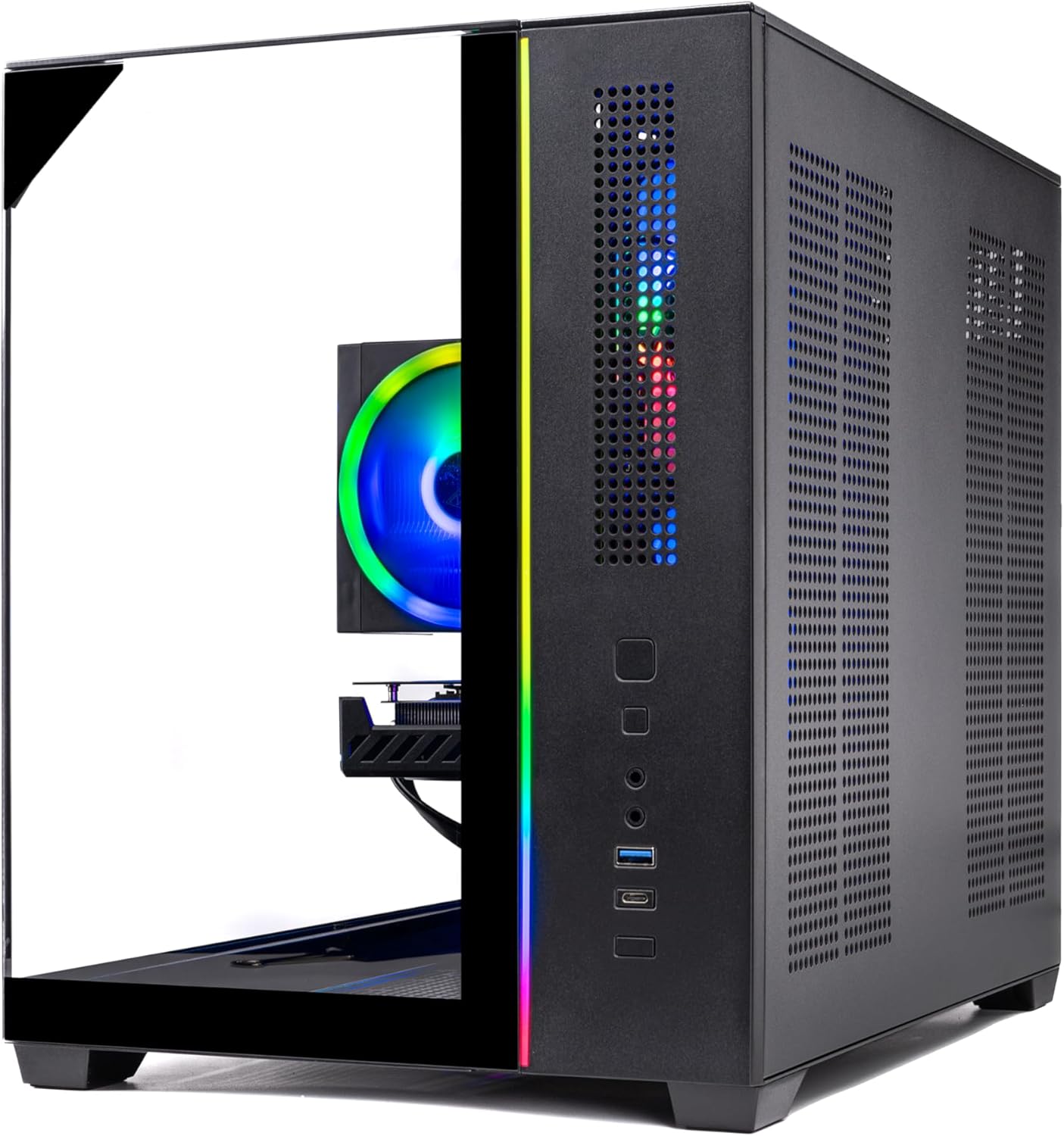 Skytech Gaming Crystal Gaming PC, Intel i5 14400F 2.5GHz, NVIDIA RTX 5050 8GB, 1TB NVMe SSD, 32GB DDR5 RAM 5200 RGB, 650W Gold PSU, Wi-Fi, Win 11, Gaming Desktop - Image 2