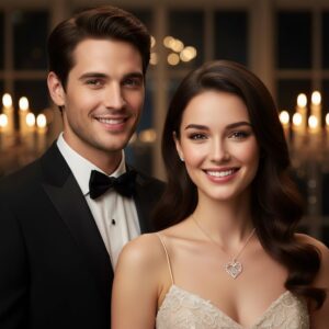 Birthstone Heart Necklace for Women Wife Girlfriend Mom Daughter Gifts S925 Silver Jewelry For Anniversary Rose Gold Gifts For Birthday Christmas Mothers Valentines Day