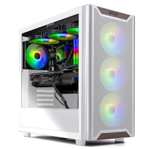 Skytech Gaming Chronos 3 Desktop PC, Ryzen 7 9800X3D 4.7 GHz (5.2 GHz), NVIDIA RTX 5080 16GB, X670 Board, 2TB Gen4 NVMe SSD, 32GB DDR5 RAM 6000 RGB, 850W Gold ATX 3 PSU, 360mm ARGB AIO, Wi-Fi, Win 11