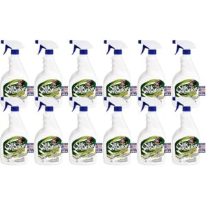 Sparkle Plenty Silk Sensation Artificial Flower & Plant Cleaner Spray – No-Wipe, Drip-Dry Dust Remover & Shine for Silk Flowers, Leaves & Trees, 32 oz, Pack of 12