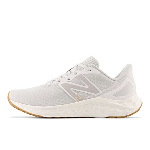 New Balance Women's Fresh Foam Arishi V4 Running Shoe, Summer Fog/Nimbus Cloud/Light Gold Metallic, 7.5 - Image 11