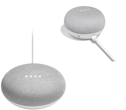 Google Nest Mini 1st Generation Bluetooth Speaker (International Version) with US Power Adapter (Chalk), Gray, GG1STAPG1 - Image 9