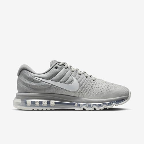 Nike Men's Air Max 2017 Matte Silver/White/Light Bone Nylon Running Shoes 6 M US - Image 3