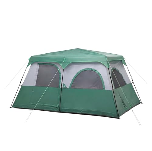 Instant Camping Tent with Rainfly, Weather-Resistant, Quick Setup(10 Person)