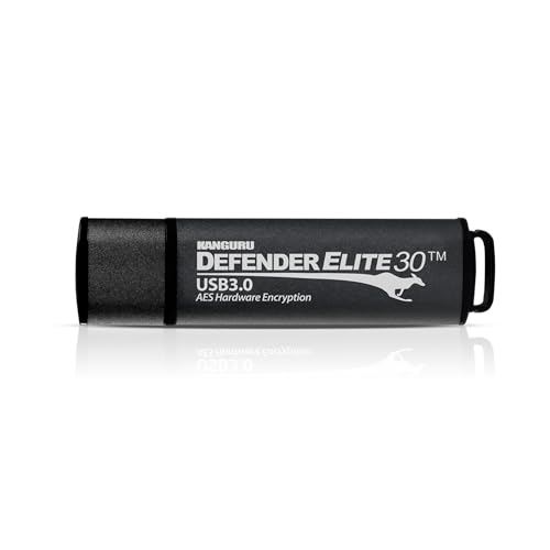 Kanguru Defender Elite30 – 128 GB Hardware Encrypted Flash Drive - Physical Write Protect Switch – SuperSpeed USB 3.0 - Image 3