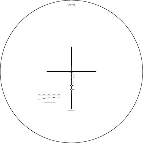 Elcan SpecterDR Rifle Scope w/Integral A.R.M.S. Picatinny Mount, 1.5-6x5.56mm, CX5455 DFOV156-T1 - Image 3