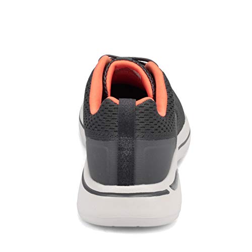 Skechers Men's Go Walk Arch Fit Idyllic Sneaker, Charcoal/Orange, 10.5 X-Wide - Image 6