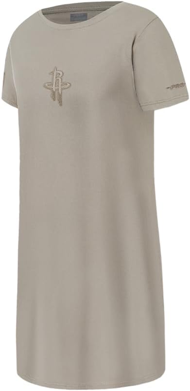 Pro Standard Big Girls NBA Neutral Cotton Tee Dress - Image 3