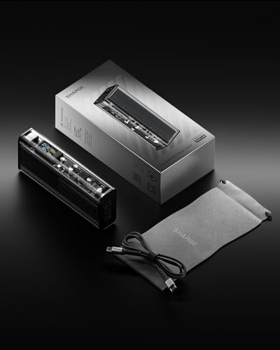 SHARGEEK 140 Power Bank, 140W Output 20000mAh Portable Charger with Screen Display, Transparent, USB C& USB A Port Laptop Power Bank for iPhone 17/16/15/14 Series MacBook Steam Deck - Image 7