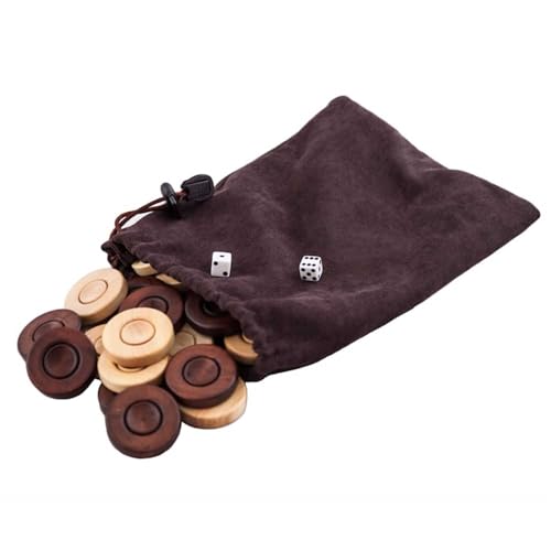 19" inch Gorgeous Backgammon Sets for Adults 100% Handmade Wood Art Wooden Board Game Set | Solid Rosewood Gift for Him, Dad, Anniversary - Image 9