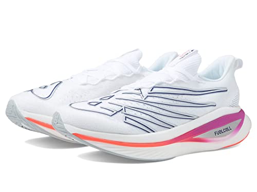 New Balance Men's FuelCell SuperComp Elite V3 Running Shoe, White/Victory Blue, 8.5 Medium US - Image 2