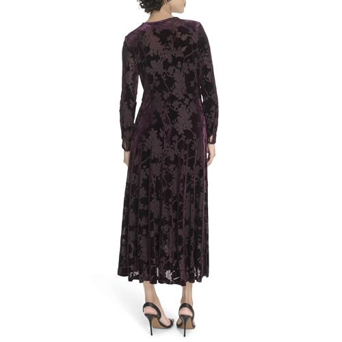 Tommy Hilfiger Women's Dresses Midi, Aubergine, 6 - Image 4