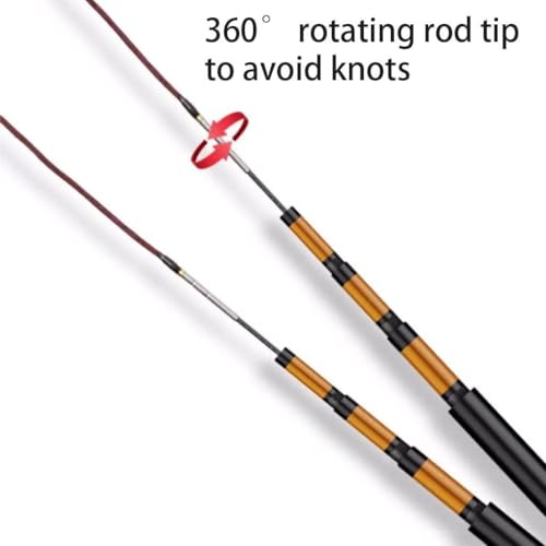 Lightweight Telescopic Fishing Rod and Reel Combo, Carbon Hand Rod, Ice Fishing Gear, Portable(5.7m) - Image 4
