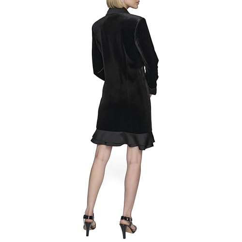 KARL LAGERFELD Paris Women's Dresses Blazer Dress,Black,10 - Image 3