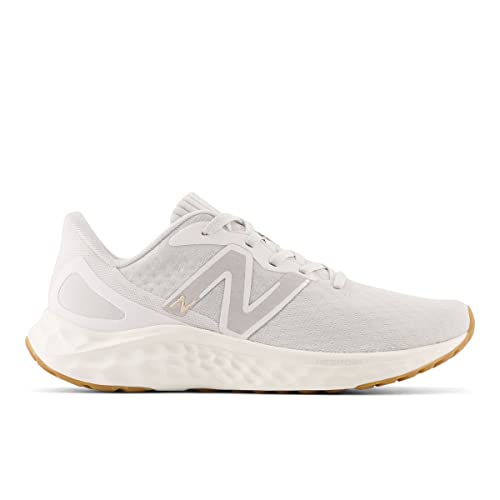 New Balance Women's Fresh Foam Arishi V4 Running Shoe, Summer Fog/Nimbus Cloud/Light Gold Metallic, 7.5 - Image 3