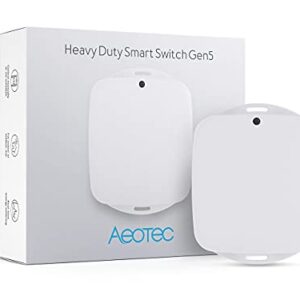 Aeotec Heavy Duty Smart Switch, Z-Wave Plus Home Security ON/Off Controller, 40 amps. Electricity Consumption & Monitoring