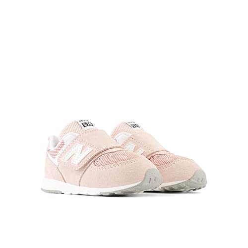 New Balance Kid's 574 New-B V2 Familiar Ground Hook and Loop Sneaker, Quartz Pink/White, 8.5 M Toddler - Image 4