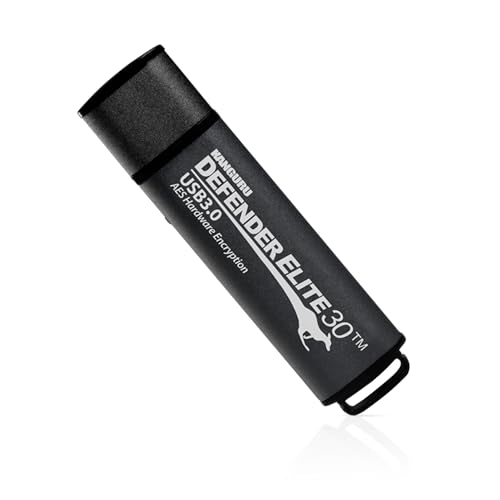 Kanguru Defender Elite30 – 128 GB Hardware Encrypted Flash Drive - Physical Write Protect Switch – SuperSpeed USB 3.0 - Image 2