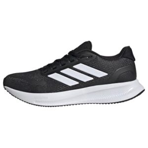 Adidas Women’s Run Falcon 5, Black/White/Black, 9