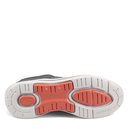 Skechers Men's Go Walk Arch Fit Idyllic Sneaker, Charcoal/Orange, 10.5 X-Wide - Image 8