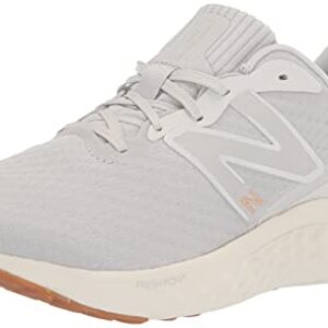 New Balance Women’s Fresh Foam Arishi V4 Running Shoe, Summer Fog/Nimbus Cloud/Light Gold Metallic, 7.5