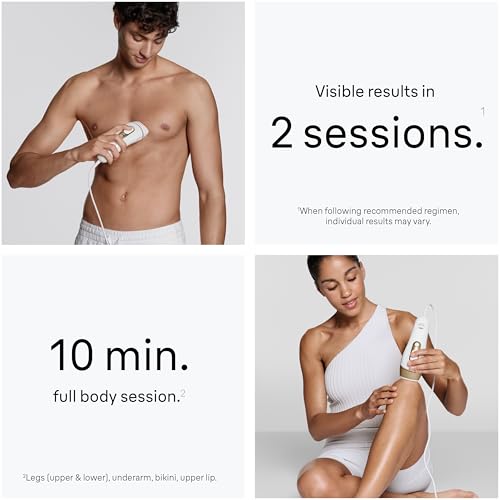 Braun IPL at Home Laser Hair Removal for Women and Men, Silk Expert Pro 5 PL5137 with Venus Swirl Razor, Permanent Visible Hair Reduction in Hair Regrowth for Body & Face, Corded, PL5137 - Image 4