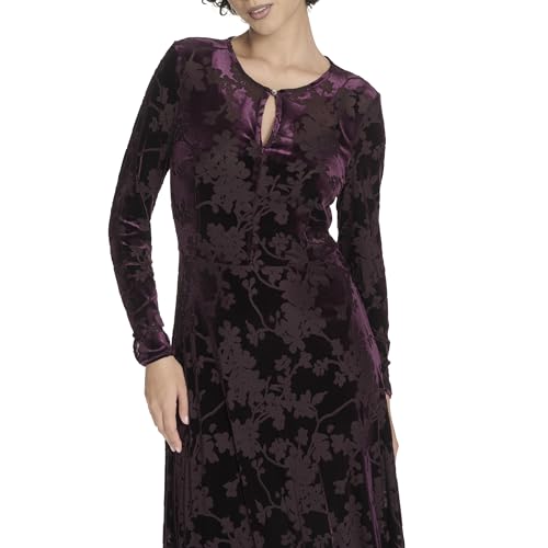 Tommy Hilfiger Women's Dresses Midi, Aubergine, 6 - Image 2