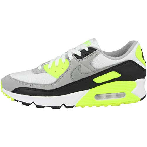 Nike Mens Air Max 90 Running Shoe, Adult, White Particle Grey Volt Black Lt Smoke Grey, 9 M US - Image 3