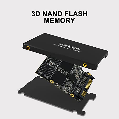 Fikwot FS810 4TB SSD, 2.5" SSD SATA III 6Gb/s, Solid State Drives, Up to 560MB/s, 3D NAND TLC Flash, Internal SSD for Desktops and Laptops(Black) - Image 4