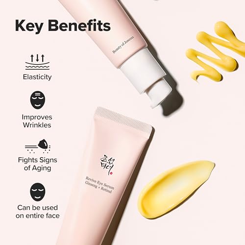 Beauty of Joseon Revive Eye Serum with Retinal Niacinamide Correction for Puffy Eye Bags Fine Lines Dark Circles Wrinkles, Korean Skin Care 30ml, 1 fl.oz - Image 4