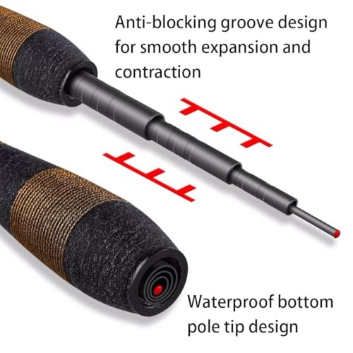 Lightweight Telescopic Fishing Rod and Reel Combo, Carbon Hand Rod, Ice Fishing Gear, Portable(5.7m) - Image 5